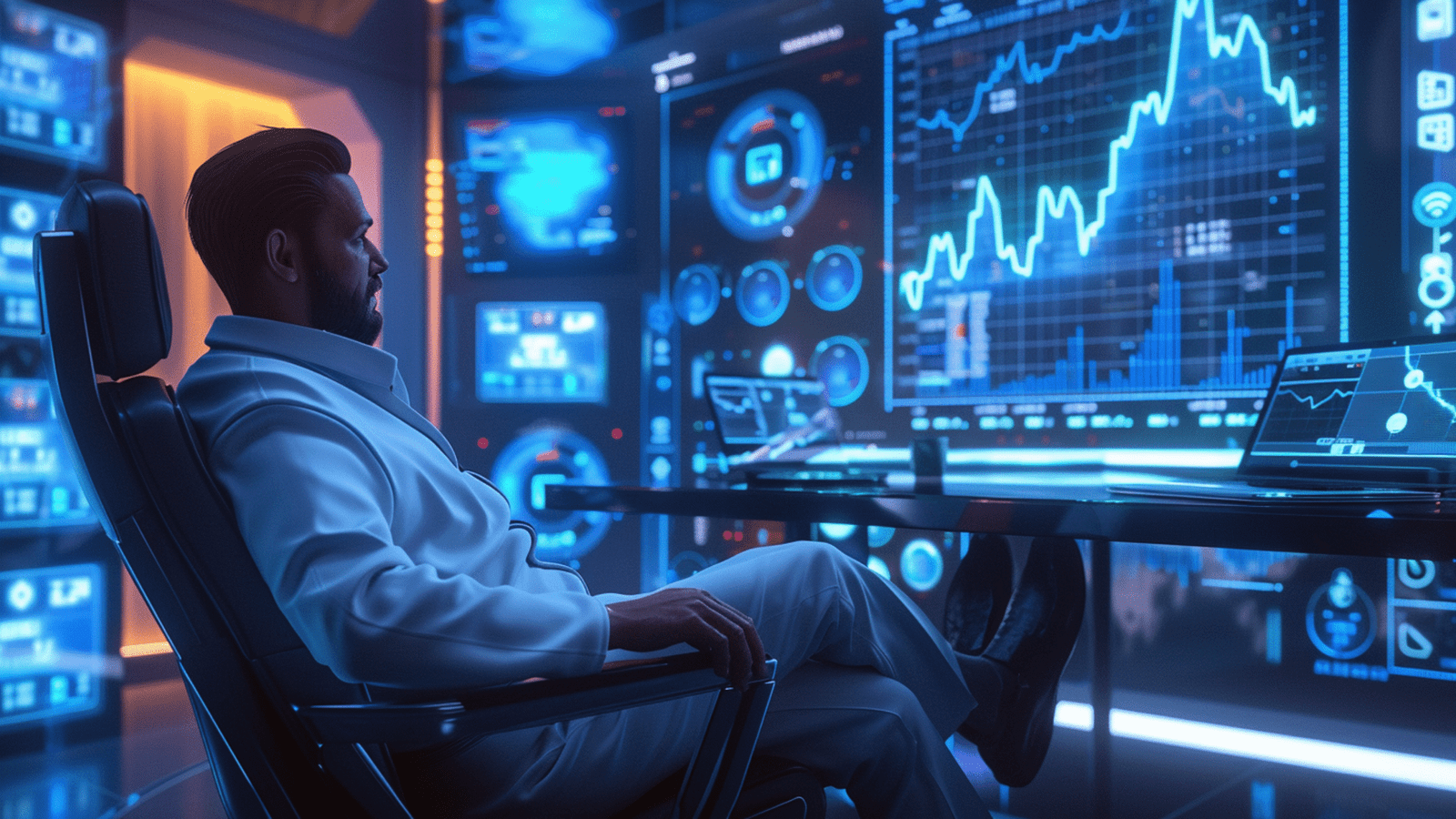 Bull Bear Market Illustration