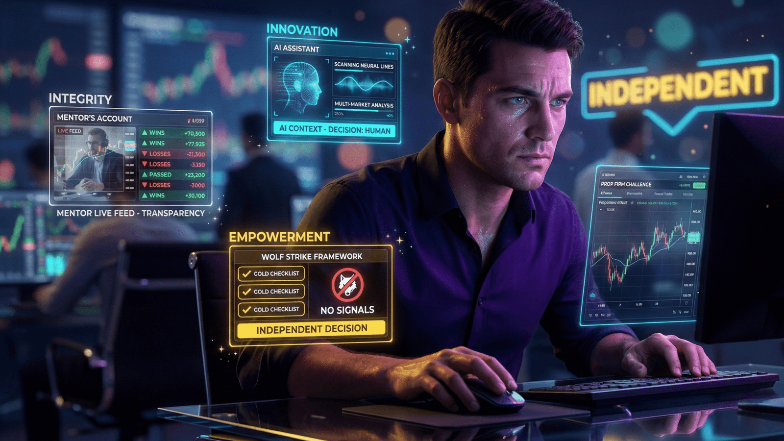 Scalping Wolf Live slide 4