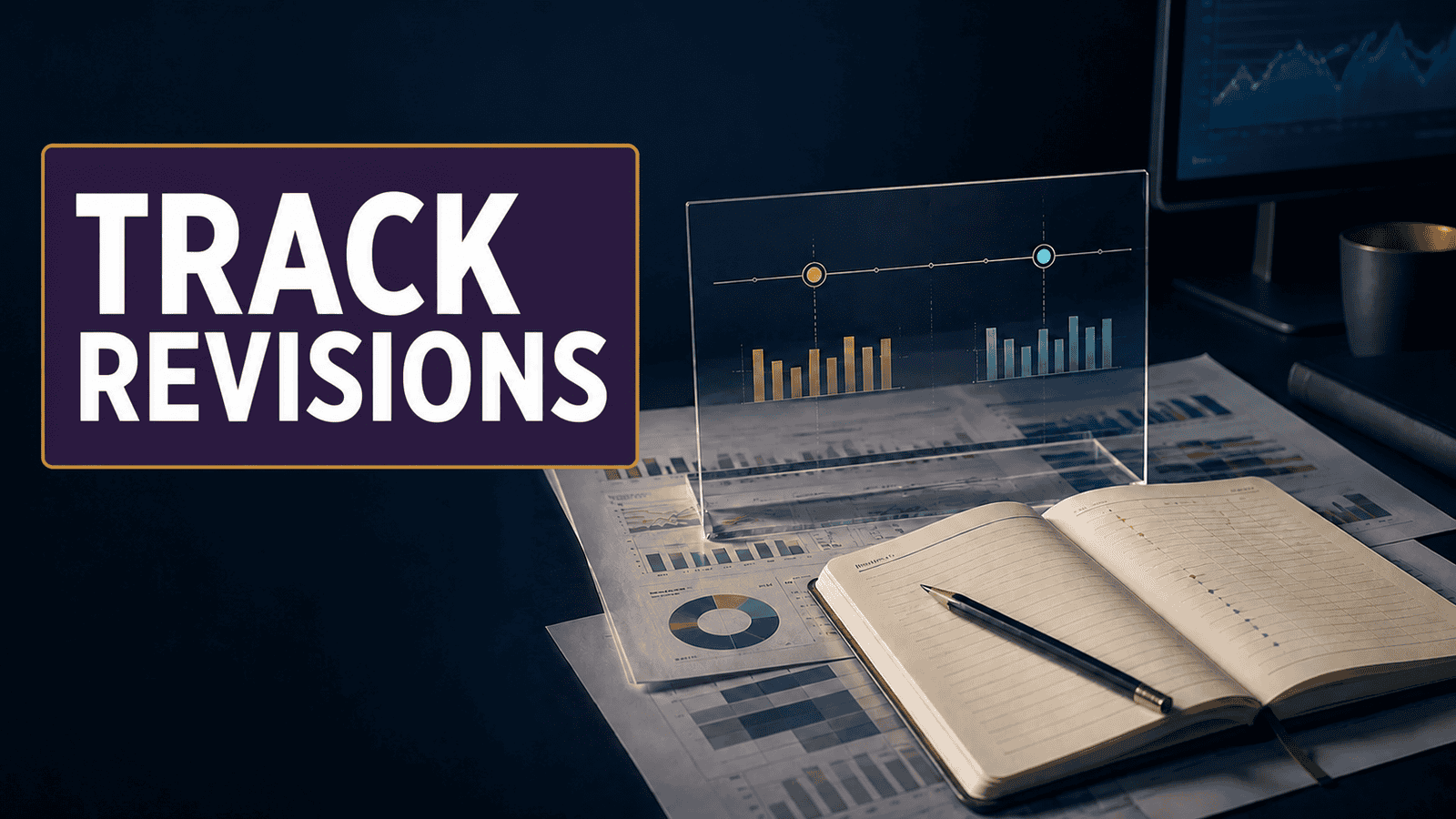 TRACK REVISIONS title card for Weekly Market Review: Record Data Revisions, Not Just First Headlines