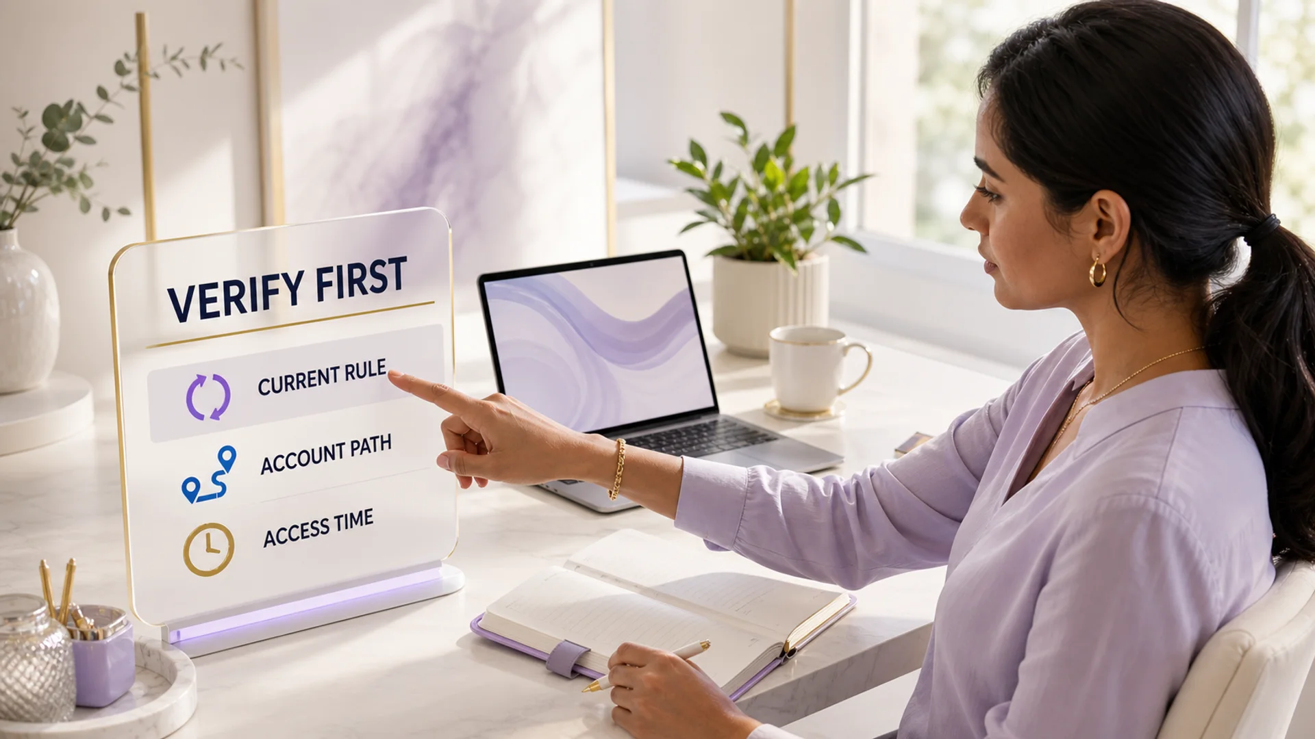 Trader verifying the current prop-firm rule, account path and access time before a payout request.